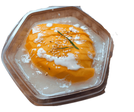 Mango met kleefrijst